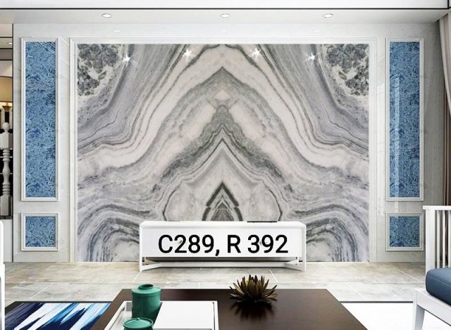 Tranh đá marble ốp vách tivi